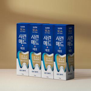 부광약품 시린메드 에프 시린이 전용치약 125g 4개
