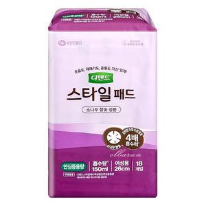 디펜드 스타일 패드 여성용 안심중용량 18매x1팩 /요실금패드 기저귀