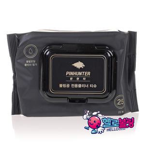 핀헌터 볼링공 전용클리너 물 티슈 / 간편한 기름 제거 /10개 구매시 1개 더!!