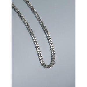 고급 기본 체인 3mm 은목걸이줄 (백금도금)