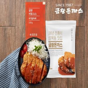 [금왕돈까스]등심돈까스 10팩(돈까스150gx10개+소스100gx10개)