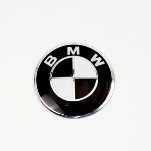 BMW 엠블럼 로고 스티커 블랙 화이트 알루미늄스티커 56MM