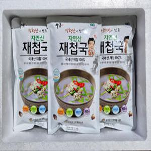간편한 국내산 하동 섬진강 재첩국 500g x 10개