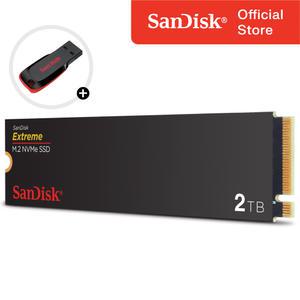샌디스크 NVMe M.2 2280 SSD 2TB EXTREME 대용량 고성능 5년보증