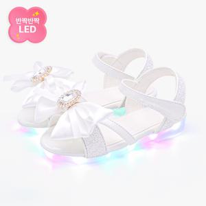 [키펀트] LED 퓨어 오로라 여아 샌들