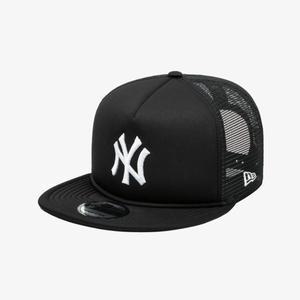 [뉴에라][공용]MLB 뉴욕 양키스 메쉬 A프레임 트러커 스냅백 블랙(14451554)_s