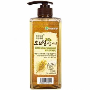 [기타]유한 아름다운 주방세제 오트밀 깔끔설거지 700g