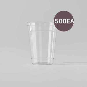 국내생산 16온스 92파이 투명 아이스 일회용컵 500ml 500개 테이크아웃컵