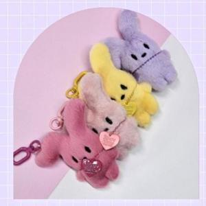 [기타]하트 레빗 체인 토끼 캐릭터 미니 4Colors 인형 캐릭 (WFGJFEI)