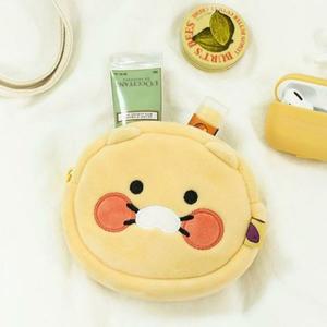 [라일리] Rly 카카오 춘식이 페이스 파우치 1P 다용도 캐릭터 가방