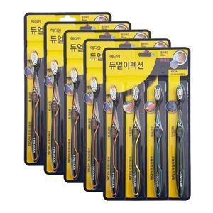 [메디안] 듀얼이펙션 칫솔 미세모 4입 x5 /한정수량