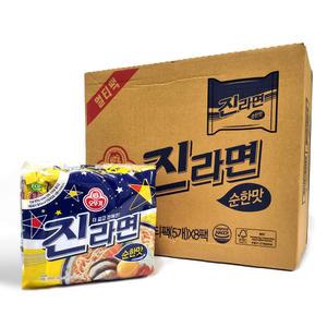 오뚜기 진라면 순한맛 멀티5입 x 8개 40봉 1박스
