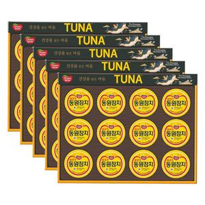 동원 참치 T12호 선물세트(살코기 참치 135g, 12입+쇼핑백, 1개), 5개