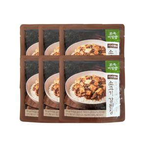 본죽비빔밥 소고기 강된장 190g x 6개
