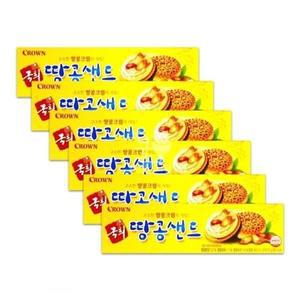 [기타]70g 땅콩샌드 6개 국희 국희 땅콩맛과자 땅콩비스킷 (WFGIME7)