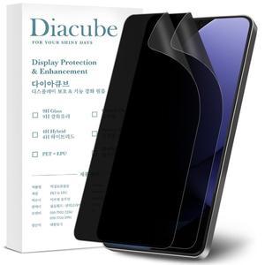 [다이아큐브]갤럭시 S25울트라 무광택 지문방지 사생활보호필름 초음파 지문인식지원 2매