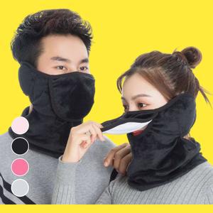마스크 오픈형 통기성 넥워머 귀마개마스크 겨울넥워머