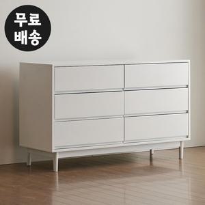 조안 원목 와이드 체스트 3단 서랍장 삼단 옷 수납