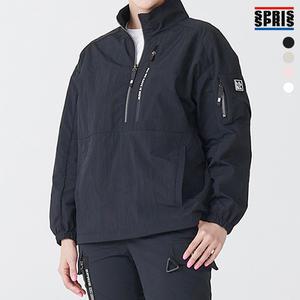 스프리스 여성 방수 지퍼 아노락 점퍼