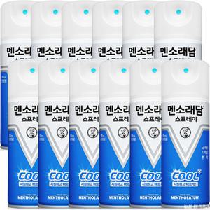 멘소래담 스프레이 에스 쿨타입 파스 180ml 12개