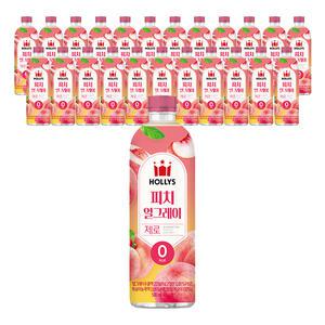 할리스 피치 얼그레이 제로, 500ml, 6입, 4개