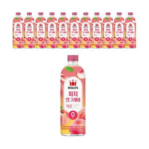 할리스 피치 얼그레이 제로, 500ml, 6입, 2개
