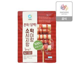 청정원 소떡소떡 소시지랑 떡이랑 440g (100gx4개입) x 3개