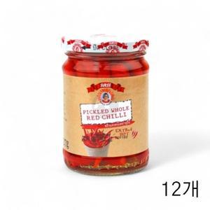 [기타]레드칠리피클 227g X 12개 태국고추 식당 고추피클