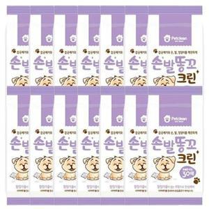 강아지 무향 손발 똥꼬 물티슈 30매 14P 보습 두툼 (WFH2RQH)