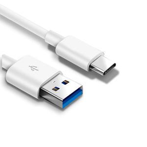 (TC-08) C타입 고속 충전 케이블 데이터 전송 USB A to C 충전기 선 50cm (화이트)