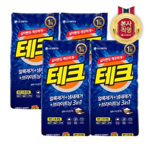 테크 3in1 분말세제 리필 3kg (진드기 사체 제거) 4개
