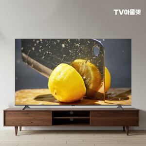 티비아울렛 55인치 UHD 4K 글로리 블랙 스마트 구글 OTT 미러링 지원 TV 에너지효율1등급