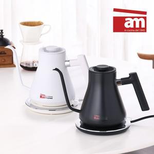 [AM](강남점)[백화점브랜드] 이태리 AM 전기 커피 드립포트 저소음 통스텐 800ml