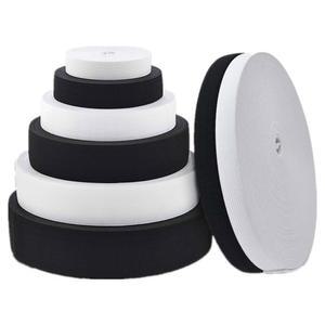 4 미터/8 미터 15mm/20mm/25mm/30mm/35mm/40mm/45mm/50mm 화이트 블랙 나일론 고탄력 밴드 의류 바지 재봉 액세서리