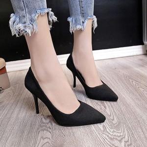 [MEL09OM5_52GS]/ 스웨이드뾰족코펌프스힐 LK3801 4컬러