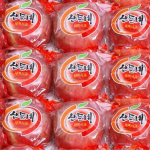 산들네 껍질째 먹는 경북 세척사과 5kg 28과내