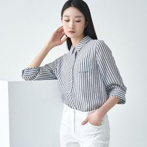 [지센]크루즈 스트라이프 블라우스 LCWSO534_NA