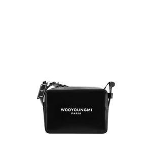 25SS 우영미 W251BA03 632B 로고 스퀘어 미니 숄더백 블랙