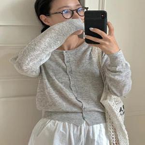 린넨 썸머링 라운드 가디건 (6color) 모델소장