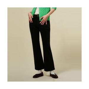 빈폴 BEANPOLE LADIES Essential 부츠컷 데님 바지 블랙 BF5321E035 300091