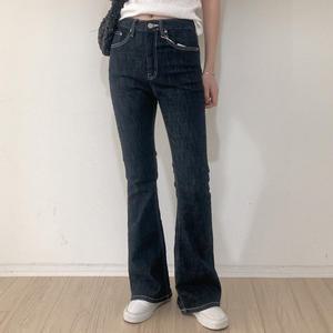 더티런 생지 부츠컷 데님팬츠