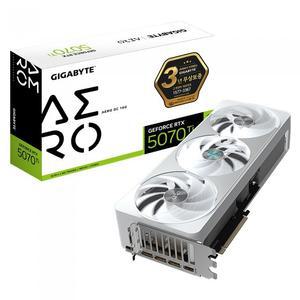 기가바이트 GIGABYTE 지포스 RTX 5070 Ti AERO OC D7 16GB 제이씨현