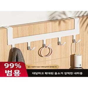 다용도걸이 무구멍 문 뒷면형 드레스 홀더 주방 옷장 저장장치 옷걸이