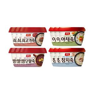 동원 양반 쇠고기죽 287.5g+야채죽 287.5g+밤단팥죽 285g+참치죽 287.5g 각 3개 (총12개)