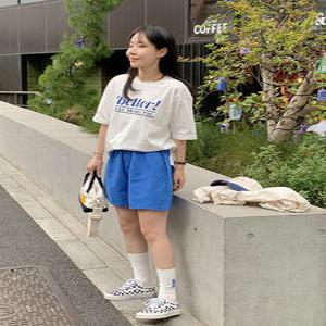 아임 컬러 코튼 밴딩 반바지 (8color) 여유핏