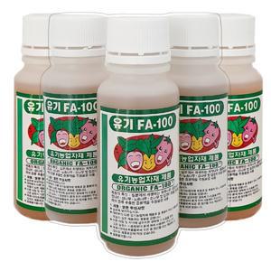 흥농4종세트 유기FA100 엑스칼리버골드 하나로뚝 땅살리기유기질 뿌리발근제 100ml