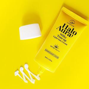 톤업 썬크림 선크림 유기자차 SPF 50+ml 1P 자외선차단 저자극 홍조커버 수분보습 시카 헤일로