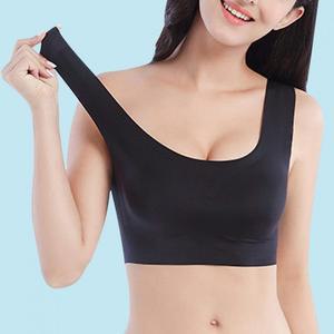 U넥 라운드 노와이어 여성속옷 렛 심리스 수면 3color 라인 편한 브레지어