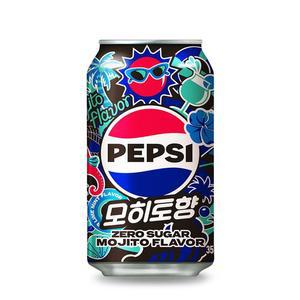 롯데 펩시콜라 제로슈거 모히토향 355ml X 24캔 모히또