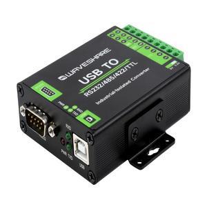 Waveshare 인터페이스 컨버터 산업용 절연 멀티 OS 호환 FT232RNL USB to RS232 485 422 TTL